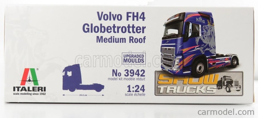 Italeri Volvo Fh4 500 Tractor Truck 2-assi 2016 1:24 /
