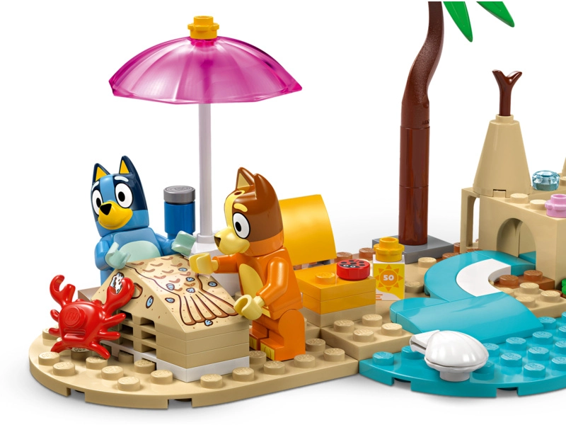 LEGO Bluey - Bluey a rodinný výlet autom na pláž