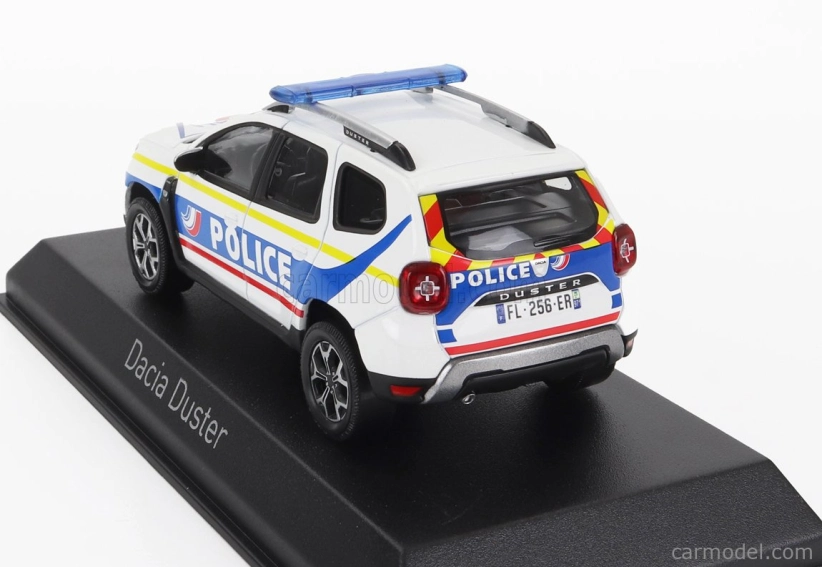 Norev Dacia Duster Police Nationale 2021 1:43 Bílá Modrá Žlutá