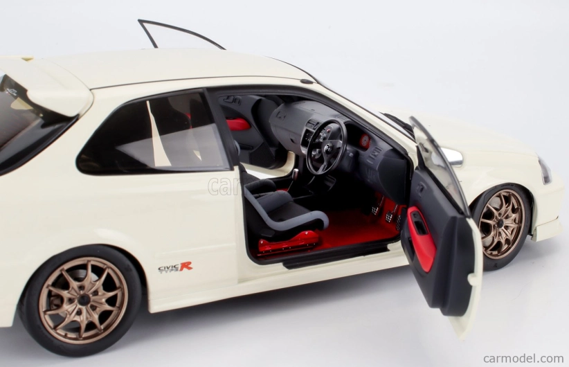 Motorhelix Honda Civic Ek9 Type R Mugen With Engine And Accessories 1999 1:18 Bílá