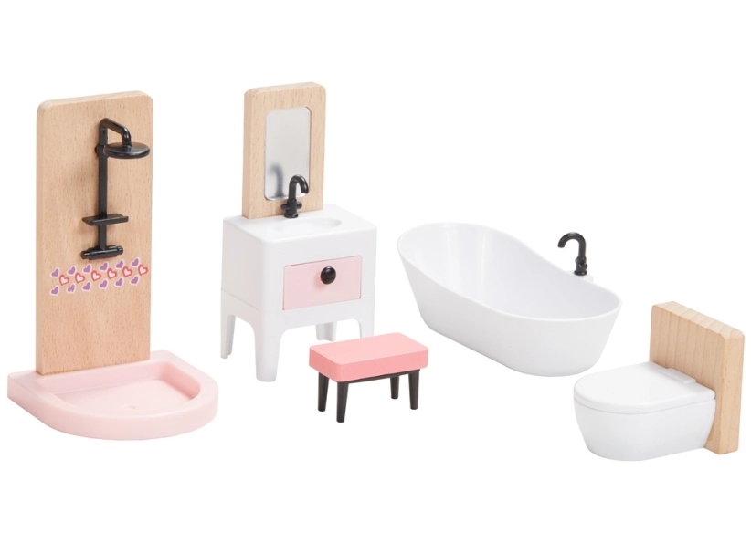 2Kids Toys Sada nábytku s rodinou 5 v 1