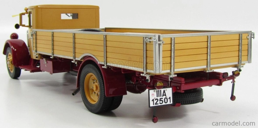 Cmc Mercedes Benz Lo2750 Lkw Platform Truck Cassonato 1933 1:18 žltá červená