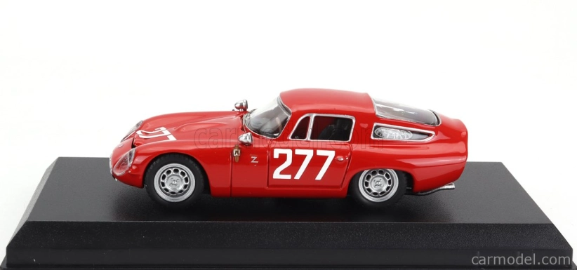 Najlepší model Alfa romeo Giulia Tz Coupe N 277 Coppa F.i.s.a. Monza 1963 Roberto Bussinello 1:43 Red
