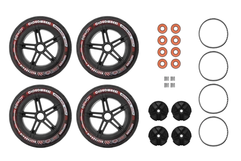 Exway Cloud Wheel Rover Scarlet Red pre Atlas Pro 4WD