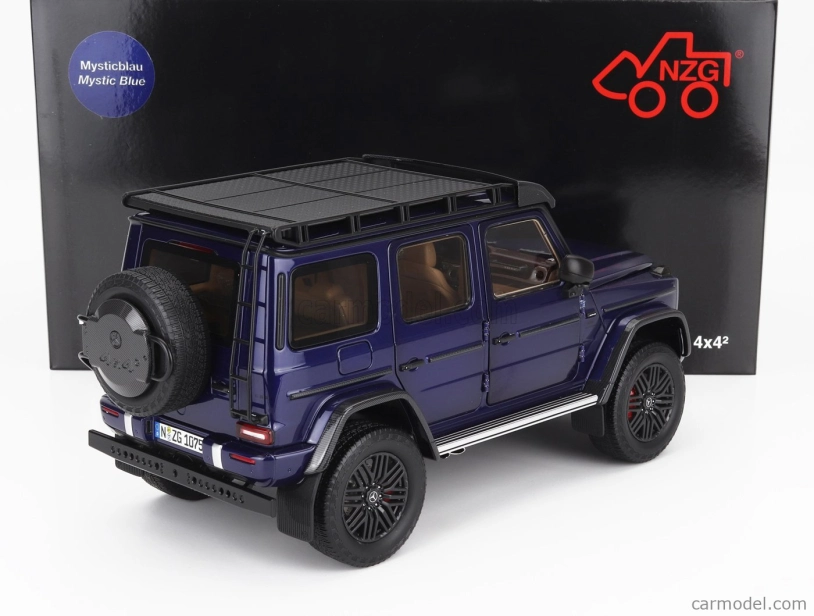 Nzg Mercedes benz G-class G63 4x4 Amg 2023 1:18 Mystic Blue