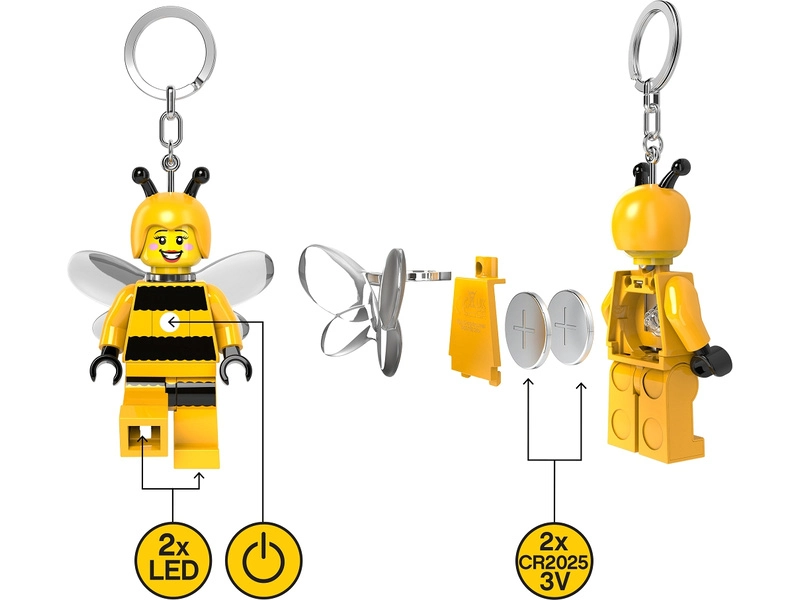 LEGO svietiaca kľúčenka – Čmeliačie dievča