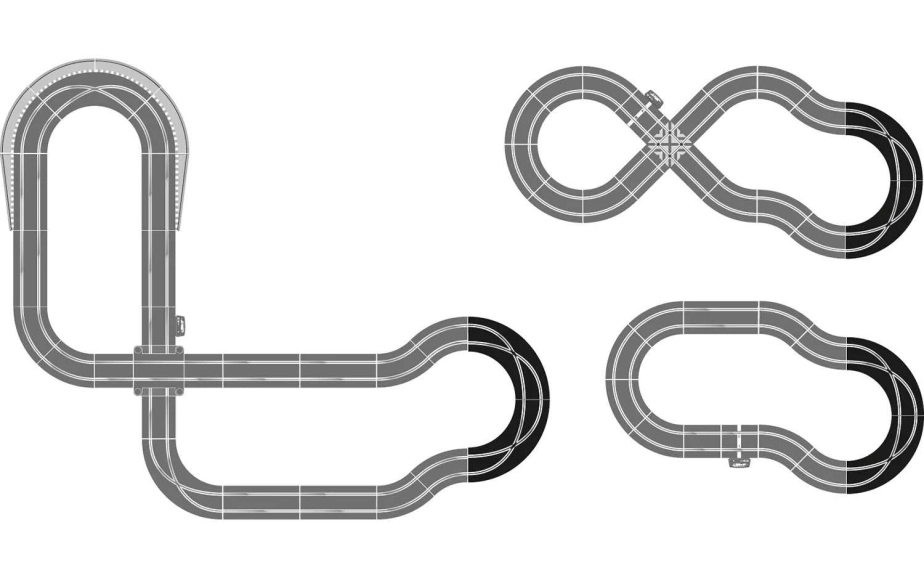 Rozšírenie trate SCALEXTRIC C8193 – Racing Curves Track Accessory Pack
