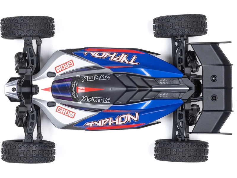 RC auto Arrma Typhon Grom 1:18 4WD Smart RTR, modré