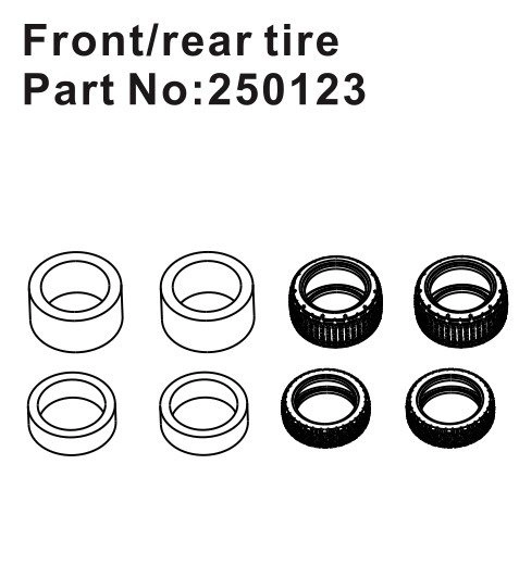 HBP250123 - Front/Rear Tires (2)