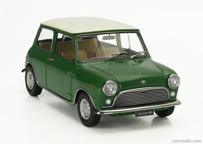 Mitica-diecast Innocenti Mini Cooper Mk1 1966 1:18 Zelená slonovina