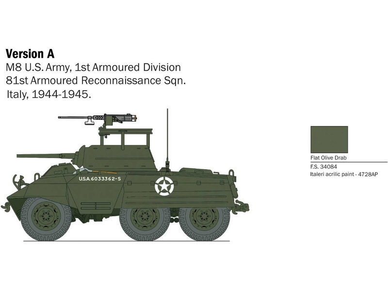 Italeri M8/M20 (1:56)