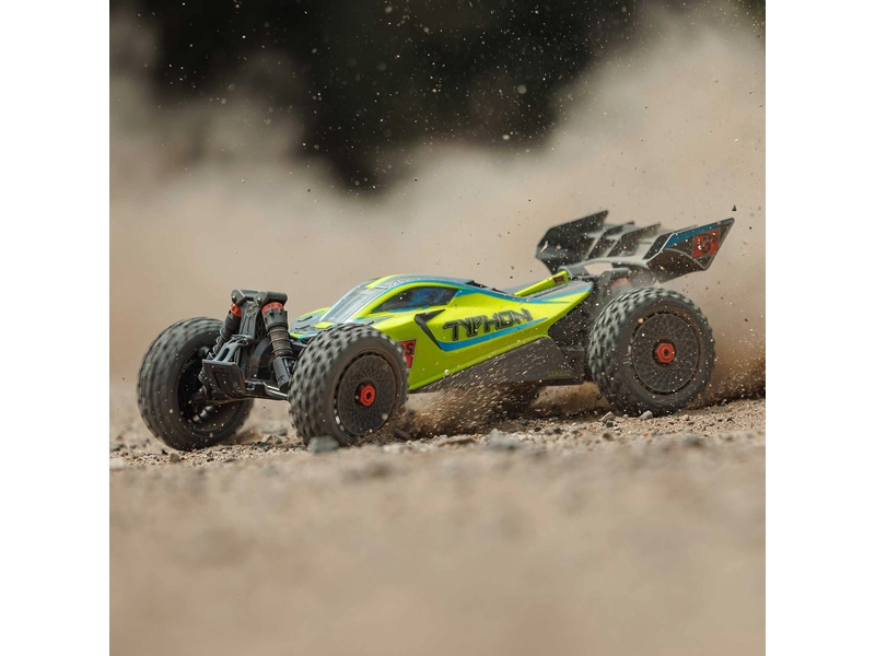RC auto Arrma 1/8 Typhon 223S BLX 4WD RTR DSC, červená