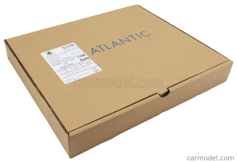 Atlantic Vetrina vitrína Dioráma Parcheggio Terzo Piano - Parkovisko P3 Modrá podlaha - autá nie sú súčasťou balenia - Dĺžka Cm 43,0 X Šírka Cm 25,0 X Výška Cm 14,0 1:64 Rôzne