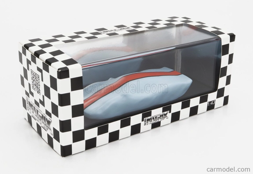 Matrix scale models Ford usa Under Cover - Gt40 Race Version 1966 1:43 Světle Modrá Oranžová