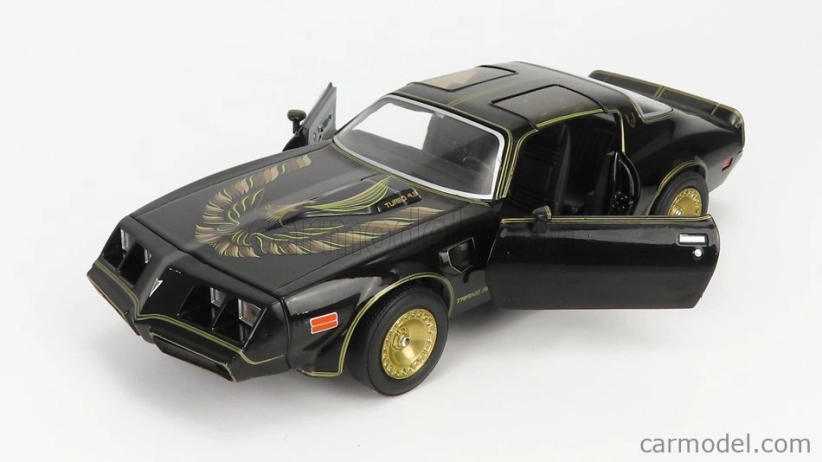 Greenlight Pontiac Firebird Turbo 4.9l Trans-am 1980 1:24 Černé Zlato