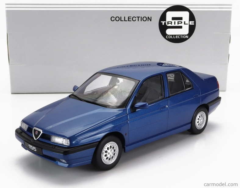 Triple9 Alfa romeo 155 1996 šedý interiér 1:18 modrá met.