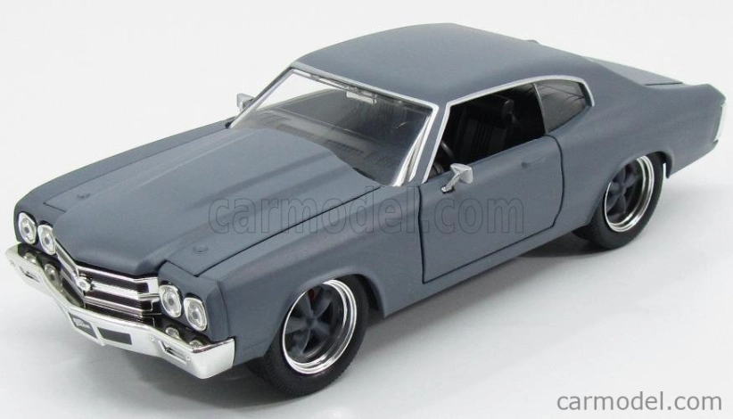 Jada Chevrolet Dom's Chevelle 454ss 1970 - Fast & Furious Iv (2009) - Solo Parti Originali - Original Parts 1:24 Základní Nátěr Matně Šedý