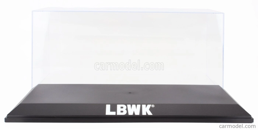 Autoart Vetrina display box Base In Plastica Nera - Plastic Base Black - Lbwk - Lungh.cm 35.5 X Largh.cm 15.5 X Alt.cm 15.2 (altezza Interna Cm 12.7) 1:18 Plastic Display