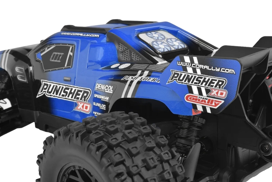PUNISHER XD - RTR - Brushed 2S - Modrá