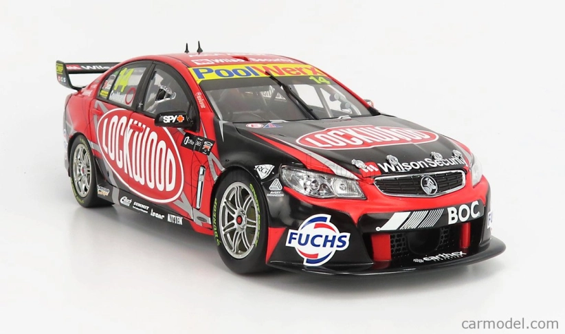 Biante model cars Holden Vf Commodore V8 Team Lockwood Racing N 14 1:18, červená