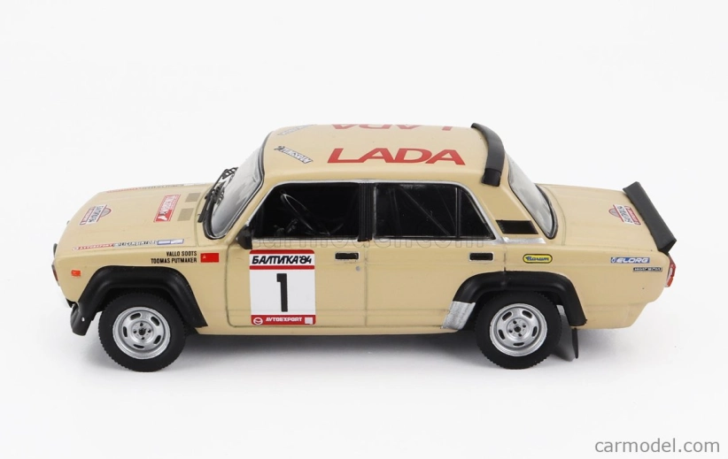 Ixo-models Lada fiat 2105 Vfts (night Version) N 1 Winner Rally Baltika 1984 Vallo Soots - Toomas Putmaker 1:43 Beige