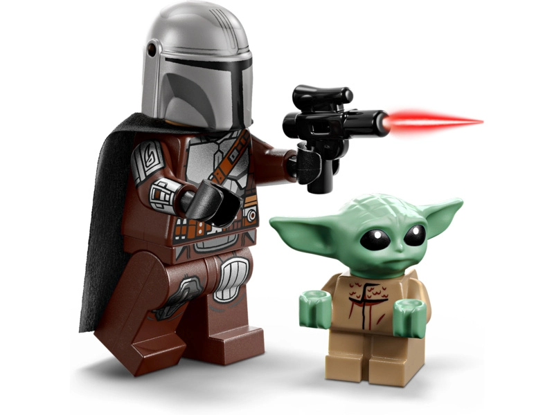 LEGO Star Wars - Mandalorian a Grogu a speederová motorka