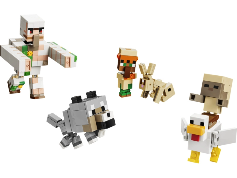 LEGO Minecraft - Kuřecí žokej a útok v poušti