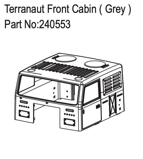 HBP240553 - Terranaut Front Cabin ( Grey )
