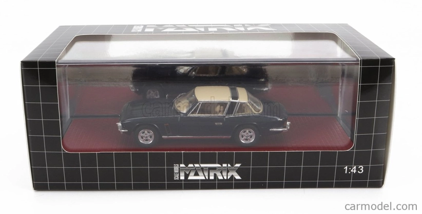 Matrix scale models Jensen Interceptor Siii Coupe 1975 1:43 Modrá Bílá
