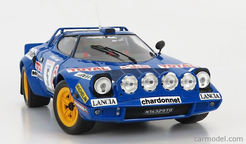 Kyosho Lancia Stratos Hf (night Version) N 5 1:18, modrá