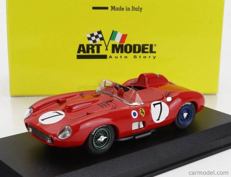 Art-model Ferrari 315s Team Scuderia Ferrari N 7 24h Le Mans 1957 Mike Hawthorn - Luigi Musso 1:43 Červená
