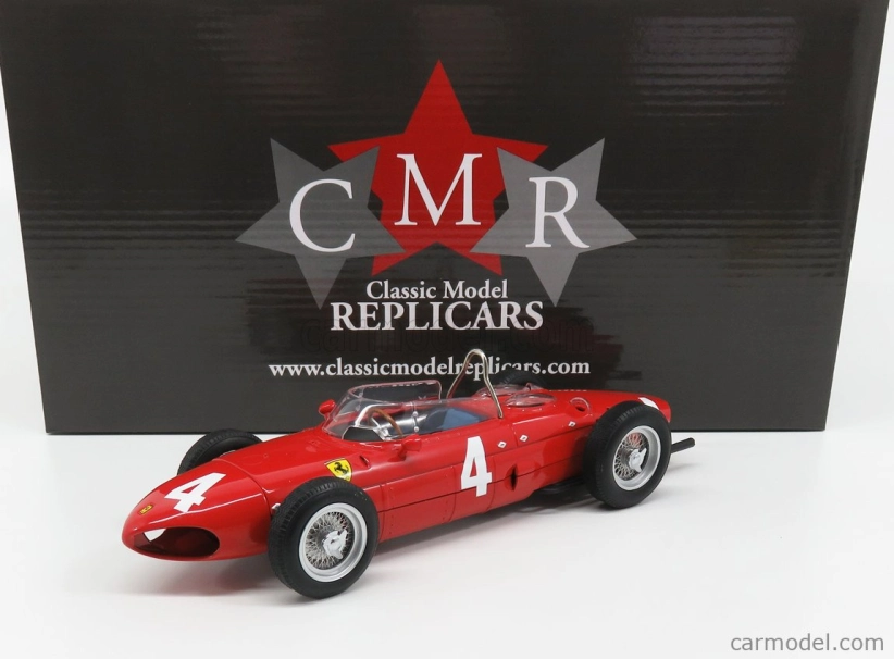 Cmr Ferrari F1 Dino 156 Sharknose N 4 Winner British Gp 1961 W.von Trips 1:18 Red
