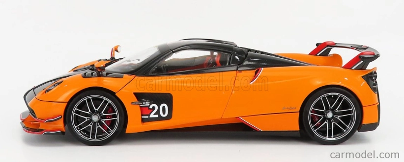 LCD model Pagani Huayra Bc Roadster N 20 2017 1:18 Orange Black