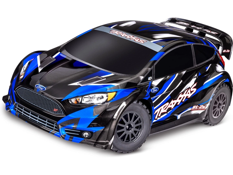 RC auto Traxxas Ford Fiesta 1:10 2BL 4WD RTR, červená