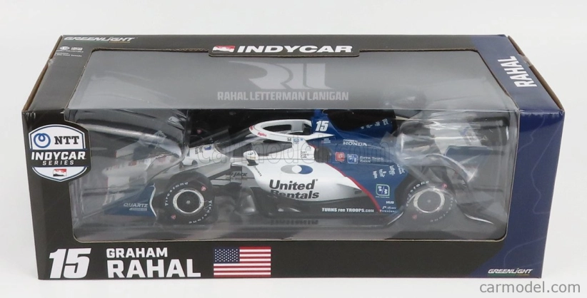 Greenlight Honda Team Letterman Lanigan Racing N 15 1:18, bílomodrá