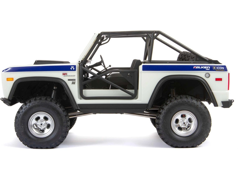 RC auto Axial SCX10 III Early Ford Bronco 4WD 1:10, tyrkysová