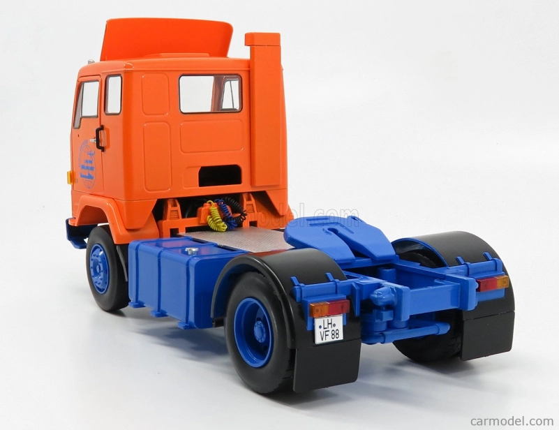 Road-kings Volvo F88 Tractor Truck Transports Deutrans 1965 1:18 Oranžová Modrá