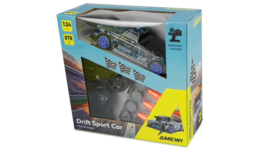 Drift Sport RC Car Mini-Breaker 4WD 1:24 RTR modrá