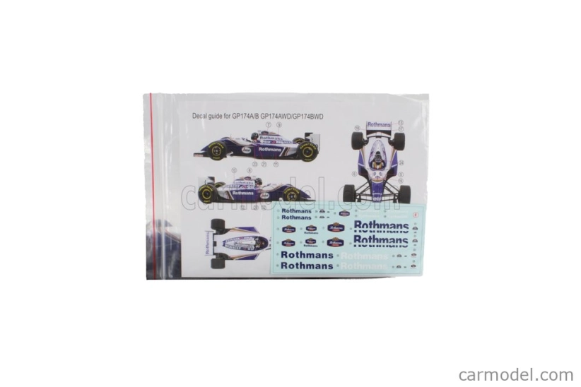Gp-replicas Williams F1  Fw16 Team Rothmans Renault N 2 San Marino Italy Gp (with Pilot Figure) 1994 Ayrton Senna 1:18 Modrá Bílá