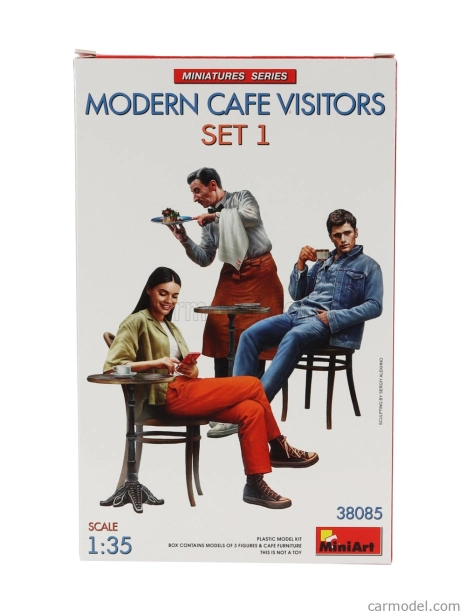 Miniart Accessories Modern Cafe Paris 2000s - Set1 1:35 /