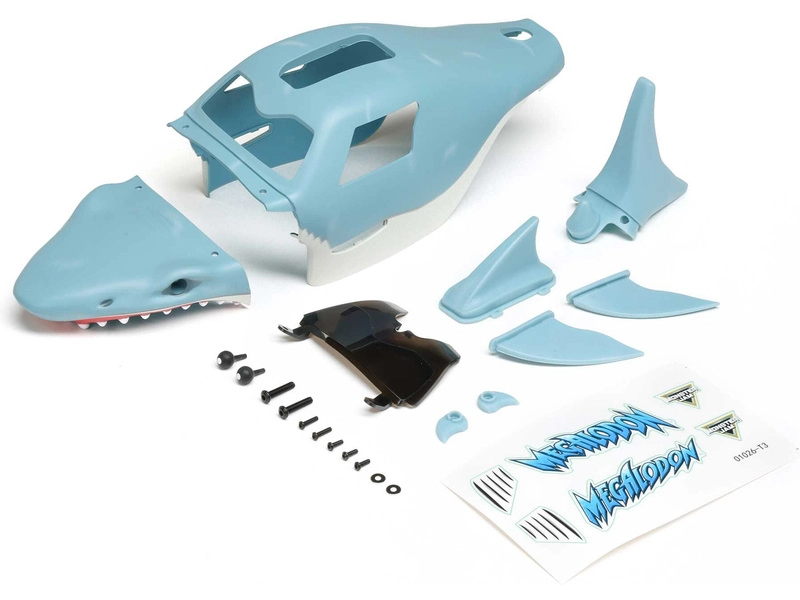 Kompletná karoséria Losi: Mini LMT Megalodon