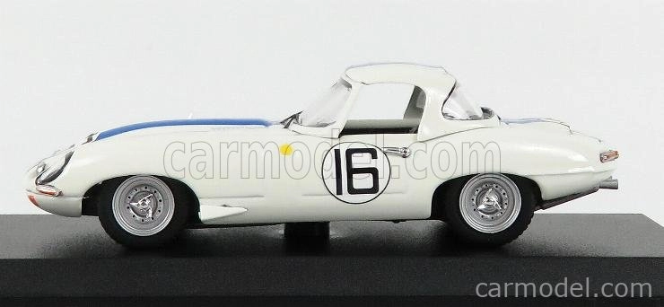 Najlepší model Jaguar E-type 3.8l Team Briggs Cunningham N 16 24h Le Mans 1963 R.salvadori - P.richards 1:43 White Blue