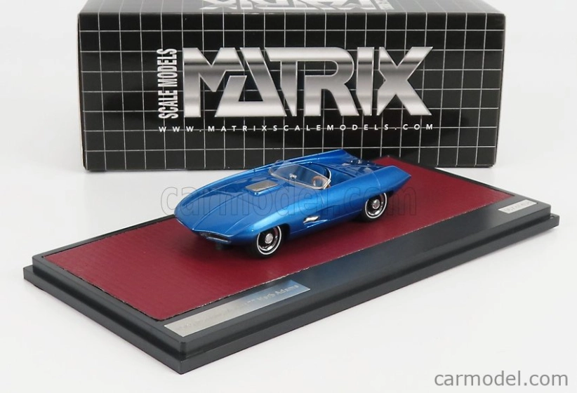 Modely v mierke Matrix Pontiac Vivant 77 Adams Spider 1965 1:43 Blue Met