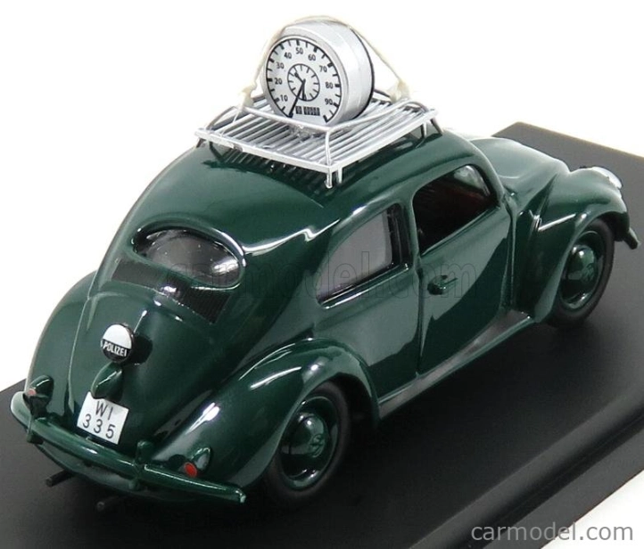 Rio-models Volkswagen Beetle Maggiolino Wiesbaden Police Speed Control 1957 1:43 čierna