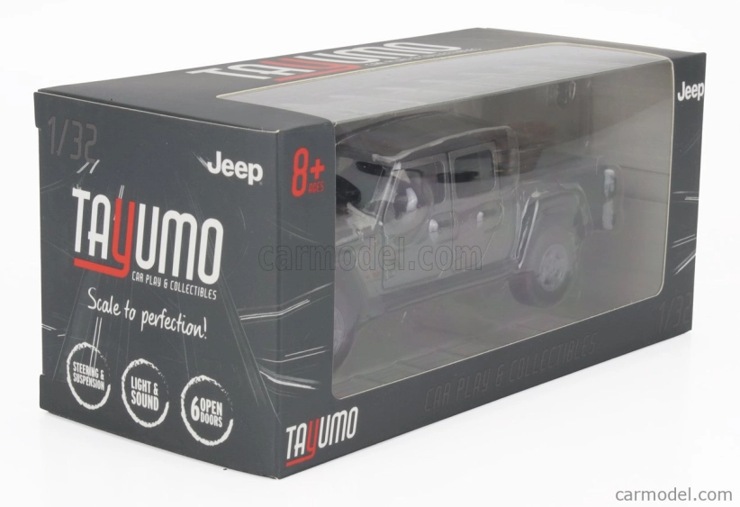 Tayumo Jeep Gladiator Pick-up 2020 1:32 Grey Met