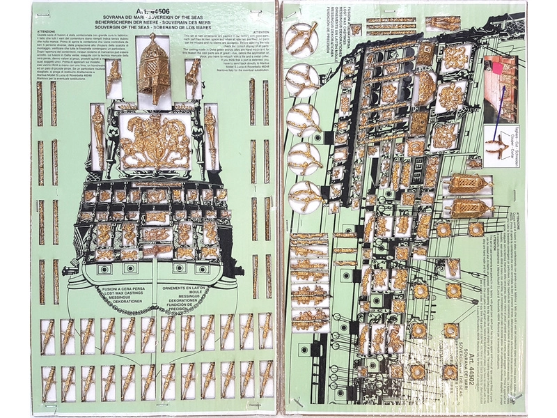 Mantua Model Sovereign of the Seas 1:78 kit