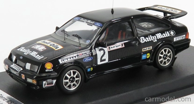 Trofeu Ford england Sierra Rs Cosworth N 2 Rally Audi Sport 1987 M.lovell - M.broad 1:43 Black