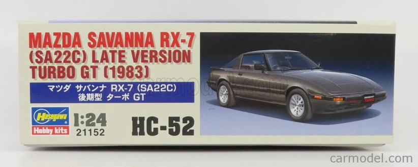 Hasegawa Mazda Savanna Rx-7 (sa22c) Turbo Gt 1983 1:24 /