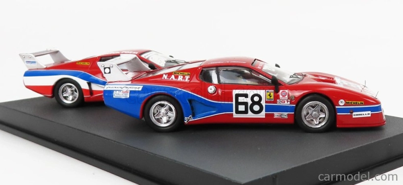 Najlepší model Ferrari Set 2x 512bb Lm Team Jms Pozzi Racing N 67 24h Daytona 1979 C.b.lena - M.leclere - J.c.andruet + 512bb Lm Team N.a.r.t. N 68 24h Daytona 1979 B.tullis - J.p.delaunay - P.bedard 1:43 Red