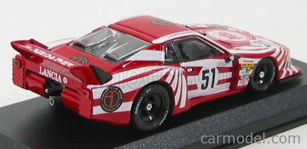 Najlepší model Lancia Beta Montecarlo Turbo Team Lancia Corse N 51 24h Le Mans 1980 B.darniche - H.heyer - T.fabi 1:43 červená biela